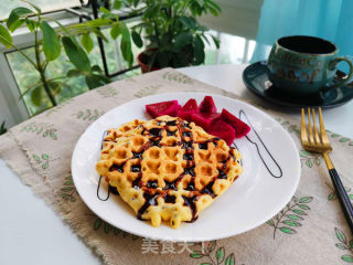 #春季应季美食#华夫饼的做法