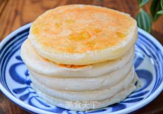 苹果糯米发面饼的做法