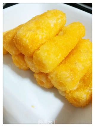 黄金山药条的做法