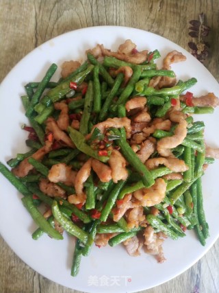 豆角炒肉的做法