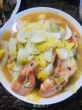娃娃菜炒虾的做法