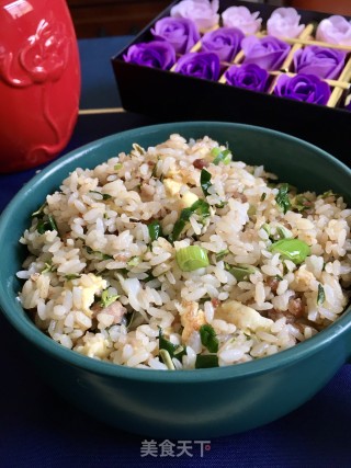香椿炒饭的做法