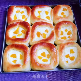水果芝士面包的做法