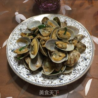 葱姜爆炒花蛤的做法