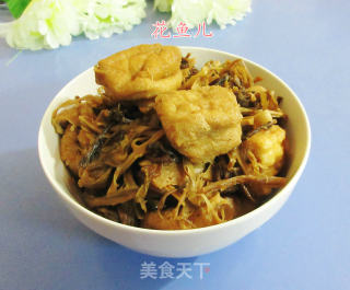 笋干菜烧油豆腐的做法