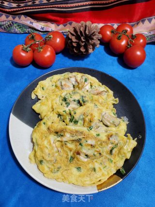 烙生蚝鸡蛋饼的做法