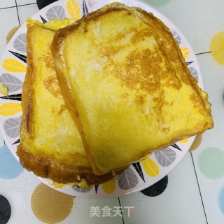 鸡蛋煎黄金吐司的做法
