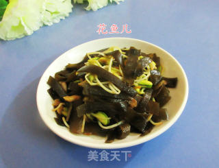 黄豆芽炒海带的做法