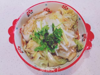 白灼圆生菜的做法