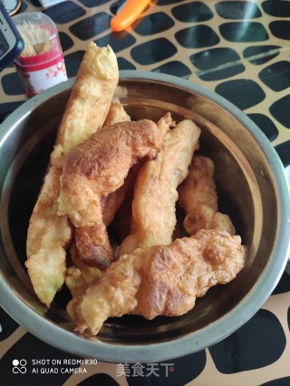 麦片炸油条的做法