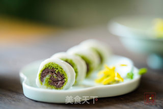 翠衣鼓鼓 清香扑面——山药豌豆卷的做法