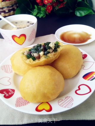 豆渣混合面菜团子的做法