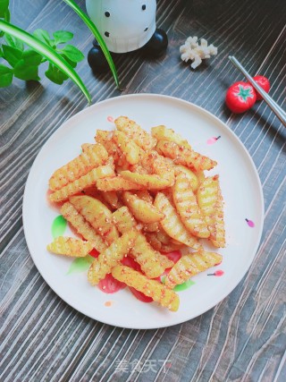 香辣土豆条的做法