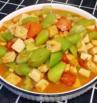 丝瓜豆腐的做法