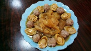 燘魚鳔鮑魚肉丸的做法