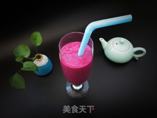 香蕉火龙果汁的做法