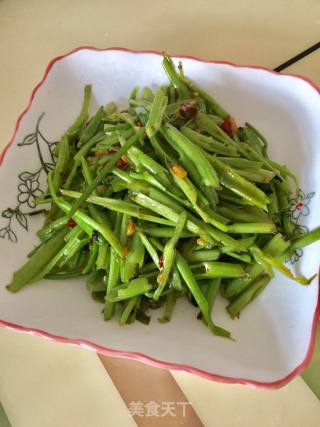 豆豉空心菜梗的做法