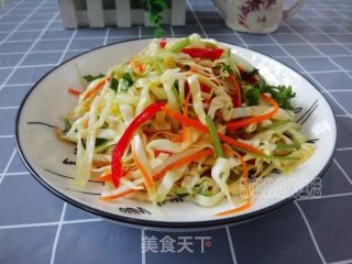 凉拌包心菜的做法