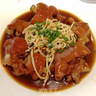 猪手面的做法