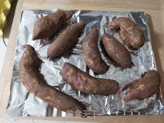 ACA蒸烤箱，烤红薯的做法