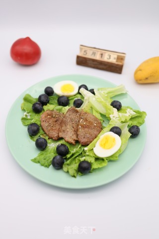 黑葡萄牛肉沙拉