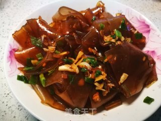酱油炒宽粉的做法