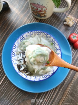 骨汤猪肉韭菜馄饨的做法