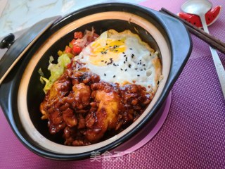 鸡肉盖饭的做法