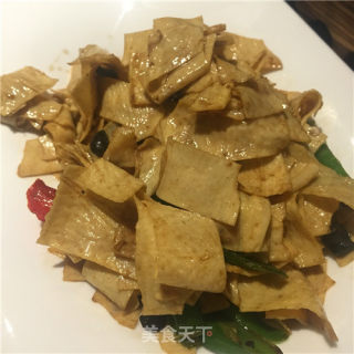 春韭炒千张的做法