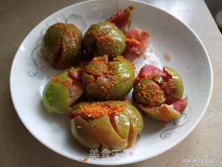 椒盐三华李的做法