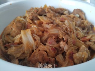 白菜肉片的做法