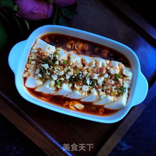 浇汁内脂豆腐的做法