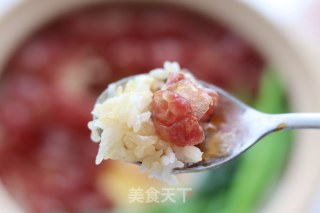 腊肠煲仔饭的做法