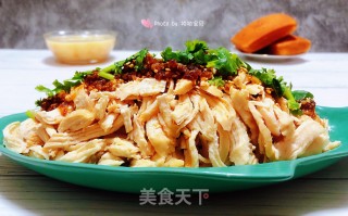 #肉类#凉拌鸡胸脯肉的做法