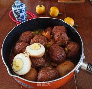 肉圆毛豆卤鸡蛋的做法