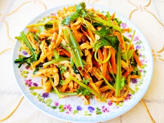 凉拌麻辣鸡丝的做法