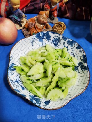 凉拌蒜泥青瓜的做法