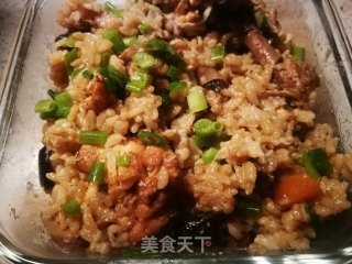 芋头翅根焖饭的做法