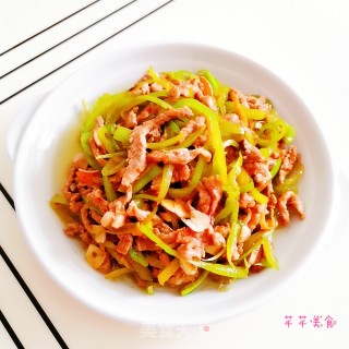 青椒肉丝的做法