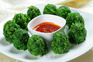 荠菜丸子的做法