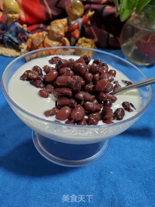 蜜豆酸奶杯的做法