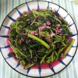 蒜蓉苋菜的做法