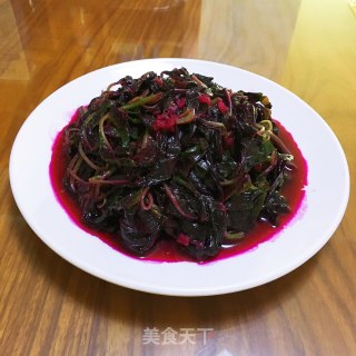 蒜蓉苋菜的做法