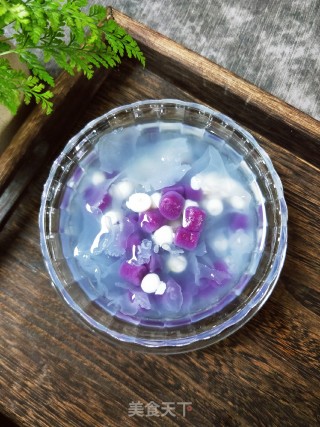 芡实银耳芋圆冰的做法