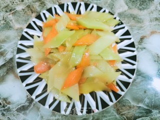 清炒莴笋的做法