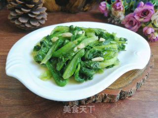蒜香蚝油生菜的做法
