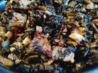 超级下饭的家乡美食——腌菜烧肉的做法