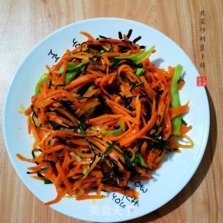 韭菜炒胡萝卜丝的做法