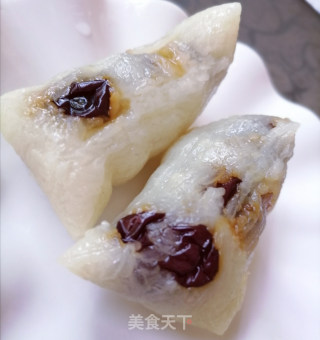 红枣甜粽 蜜枣粽子 四角粽子的做法 端午节粽子 粽子的包法