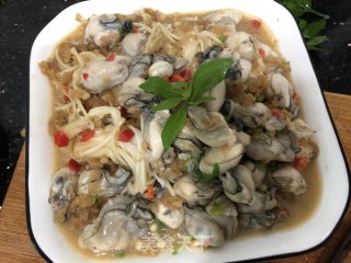 蚝菇烩的做法